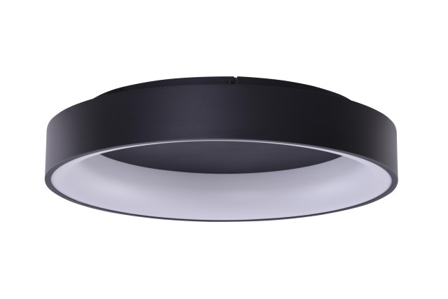 SOLVENT R Lampa sufitowa 80 BK + Pilot Azzardo AZ3996 Lampa sufitowa BLACK 