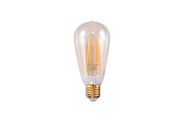 WIFI LED Żarówka 7W (FULL GLASS GOLD, EDISON) Azzardo AZ3210 Żarówka AMBER 