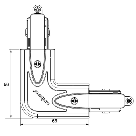 LU TRACK ŁĄCZNIK „L” uniwersalny Unipro AQForm Lumisys LC3B-02 STALUPHB