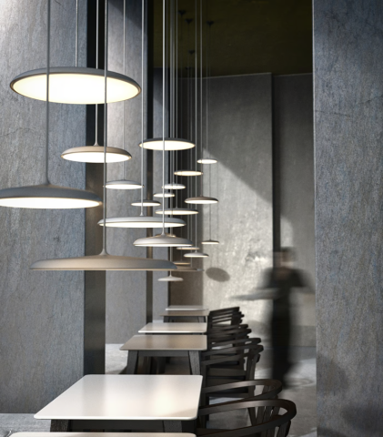 Lampa wisząca Artist 40 Nordlux 83093010 Design For The People kolor szary