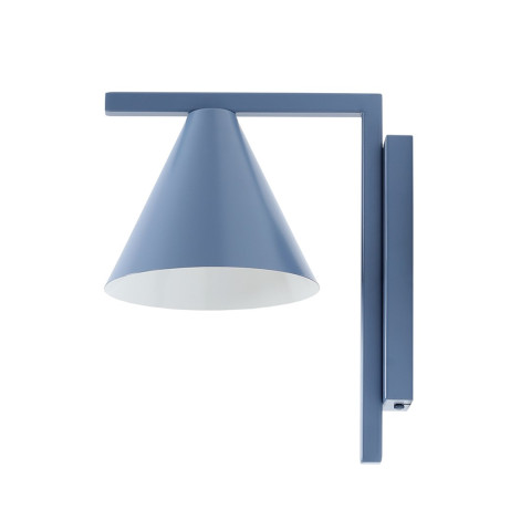 KINKIET FORM DUSTY BLUE 1108C16 Aldex | lampa ścienna kolor niebieski, metalowy klosz stożek