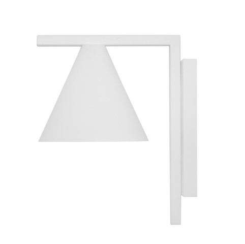 KINKIET FORM WHITE 1108C Aldex  | lampa ścienna kinkiet kolor biały, metalowy klosz stożek