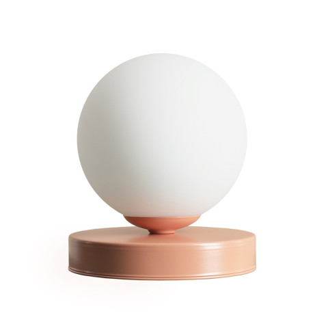 LAMPKA BIURKOWA BALL CORAL S 1076B11_S Aldex |lampa stołowa kolor kolarowy, biały opalowy klosz kula