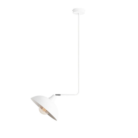 PLAFON ESPACE WHITE 1036G Aldex |lampa sufitowa kolor biały, metalowy klosz