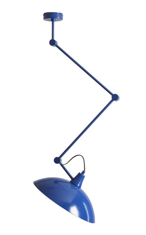 PLAFON MELOS COBALT 808PL_G25 Aldex |lampa sufitowa regulowana głęboki niebieski, metalowy klosz