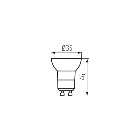 ŻARÓWKA REMI LED GU10-NW 4000K GU10-NW Aldex 2
