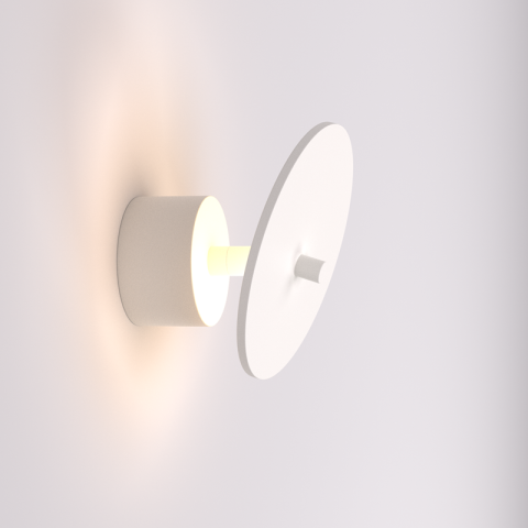 RA Mini 14 N TRIAC śnieżnobiały Chors (4000K) - Design Kinkiet LED