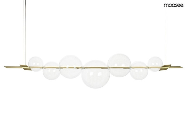 MOOSEE lampa wisząca ECHO 140 złota KING HOME lampa wisząca szklane kule MSE010100348