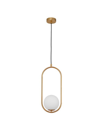 OBITAR 9988170 Nova Luce Lampa sufitowa złota biała kula
