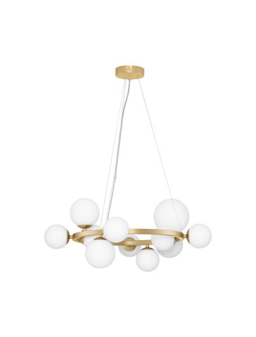 ODILLIA 9028856 Nova Luce Lampa sufitowa złota białe kule