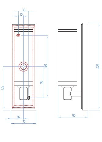 VERONA -  Kinkiet  łazienkowy Astro Lighting 0655
