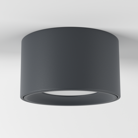Beep ON W TRIAC grafitowy 2700K Chors - Lampa sufitowa szczelna LED IP65