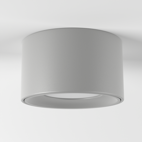 Beep ON W TRIAC szary 2700K Chors - Lampa sufitowa szczelna LED IP65