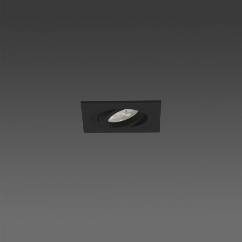 CATLI SQ WPUSZCZONE Z RAMKĄ MAX 50W GU10 94X94 BLACK RF MINI CATLI BPM 5211 GU10 230V oprawa wpuszczana czarna oczko czarne