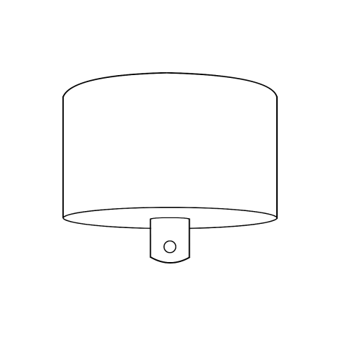 MICROLINE ROZETA NATYNKOWA LOONARI Szynoprzewód magnetyczny