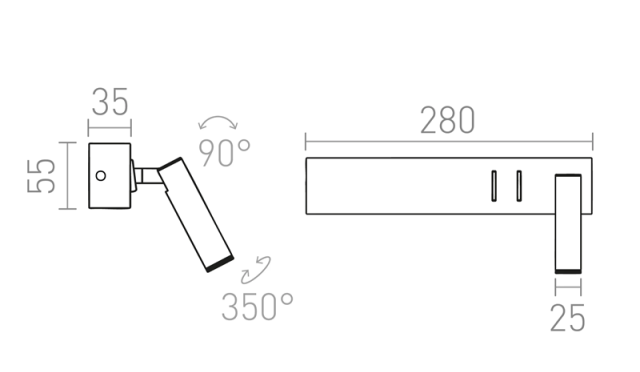 ODEON R14523 biały RENDL... 2