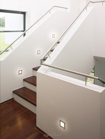 Frame Basic LED, biała - Lampa schodowa Spotline 111261