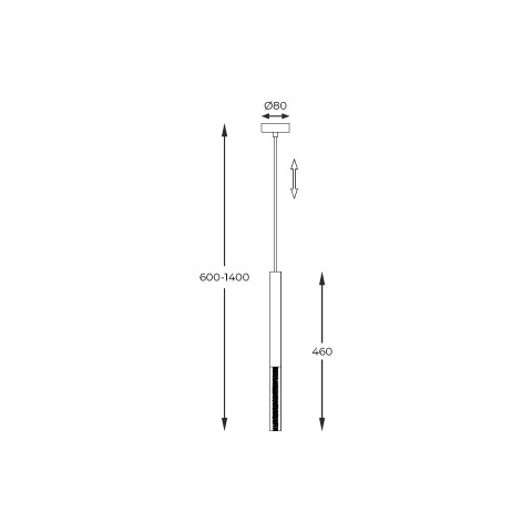 Zuma Line P0461-01E-F7F7 ONE LAMPA WISZĄCA ZŁOTA/FRENCH GOLD