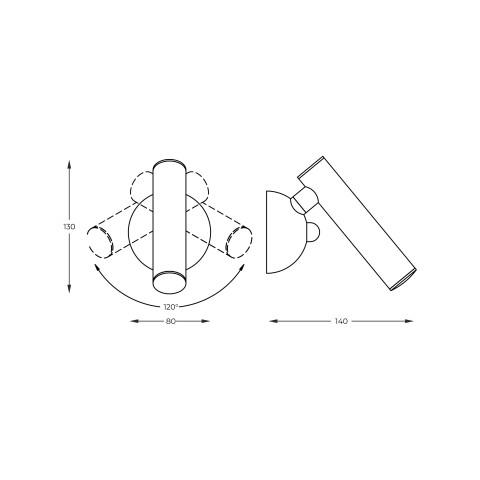 Zuma Line W0461-01A-F4F4 LOYA KINKIET CHROME 2