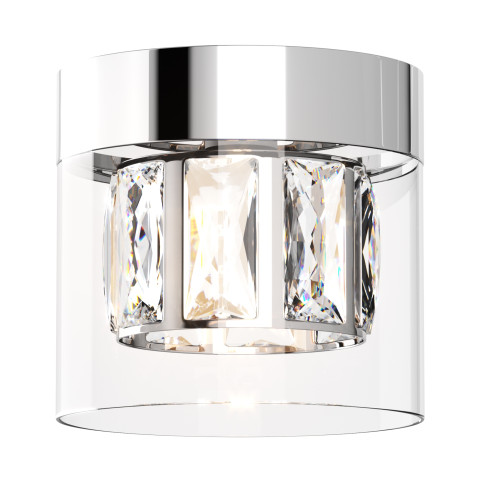 Zuma Line C0389-01A-F4AC GEM LAMPA SUFITOWA CHROME