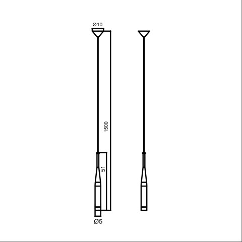 Zuma Line MD1998-1BL CONTE LAMPA WISZĄCA CZARNA-BIAŁA/BLACK-WHITE