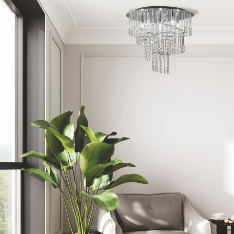 Zuma Line 19154L TERRE LAMPA SUFITOWA CHROME 2