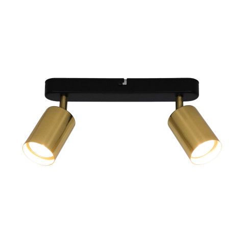 Zuma Line GU13013C-2B VILA SPOT CZARNY&ZŁOTY/BLACK&GOLD
