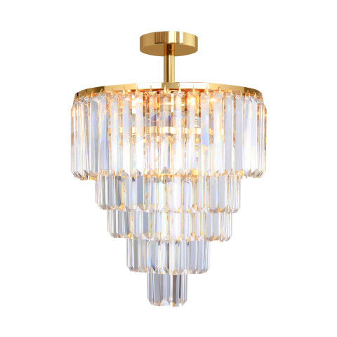 Zuma Line FC17106/6+3+1-GLD AMEDEO LAMPA SUFITOWA ZŁOTA/GOLD