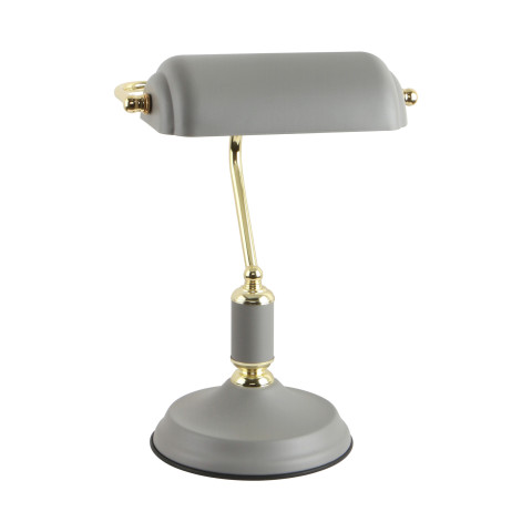 Zuma Line A2048-GR ROMA LAMPA BIURKOWA SZARO-ZŁOTA/GREY-GOLD