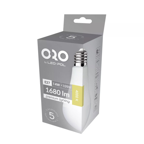 Zuma Line ORO-PREMIUM-E27-A65-14W-XP-DW, 4000K ŻARÓWKA 2