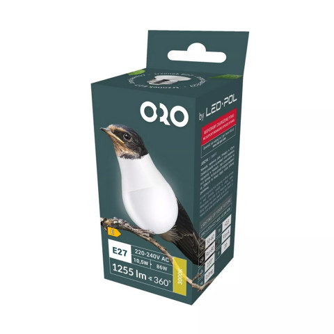 Zuma Line ORO-ATOS-E27-A60-10,5W-WW ŻARÓWKA 2