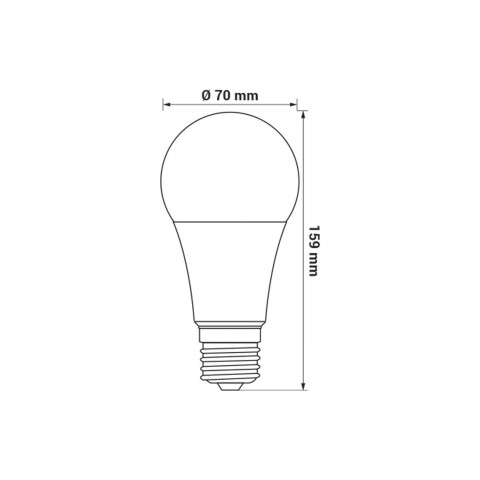 Zuma Line ORO-ATOS-E27-A70-19W-CW ŻARÓWKA 2