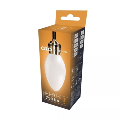 Zuma Line ORO-E14-C35-FL-ROTO-6W-WW ŻARÓWKA 2