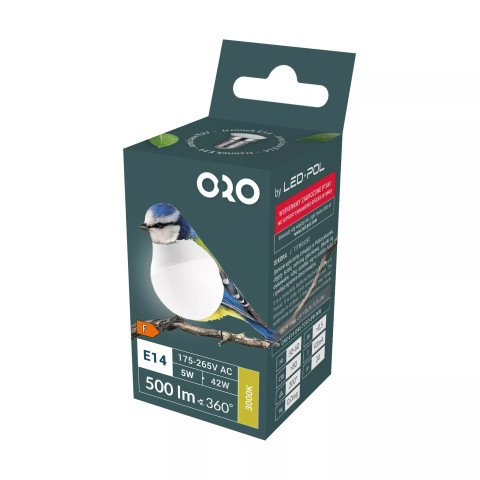 Zuma Line ORO-E14-G45-TOTO-5W-WW ŻARÓWKA 2