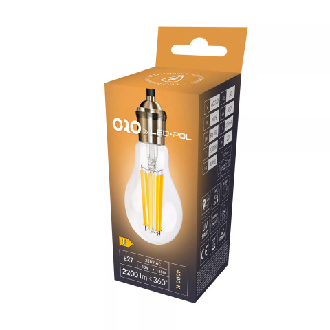 Zuma Line ORO-E27-A67-FL-CLARO-16W-DW ŻARÓWKA 2