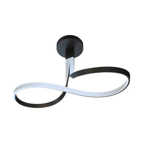 Zuma Line MX9932-1-3BD VISO LAMPA SUFITOWA CZARNA/BLACK 2