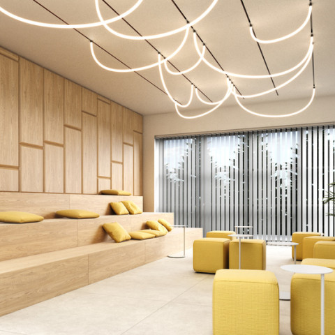 TUBE flex 200 LED multitrack Aqform - Lampa LED do szynoprzewodu 48V Multitrack 2