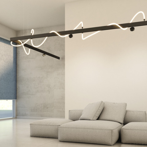 TUBE flex 100 LED high multitrack Aqform - Lampa LED do szynoprzewodu 48V Multitrack 2