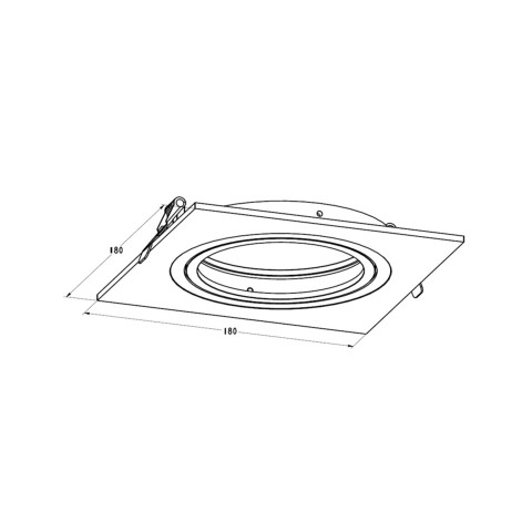 Zuma Line 20071-WH BOXY DL 1 SPOT BIAŁY/WHITE