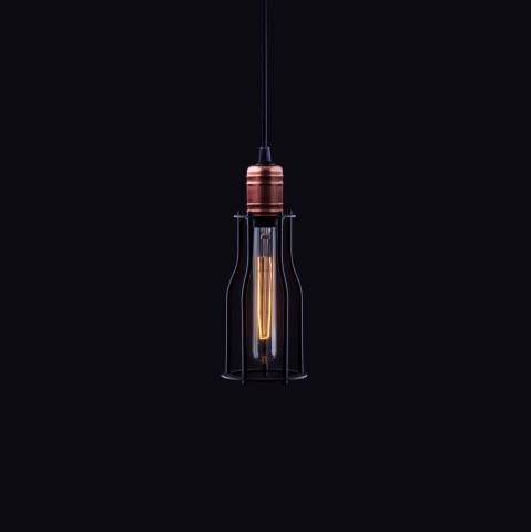 WORKSHOP A Nowodvorski 6337 Lampa wisząca - Kolor Czarny