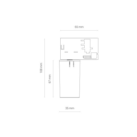 CAMELEON ADAPTER CTLS Nowodvorski 8282 - Kolor Biały 2