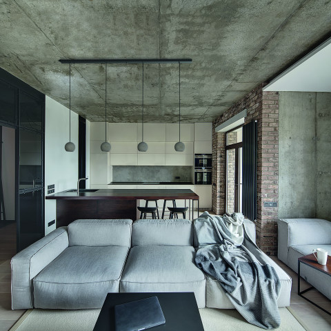 CAMELEON GEOMETRIC A Nowodvorski 8466 - Kolor Szary 2