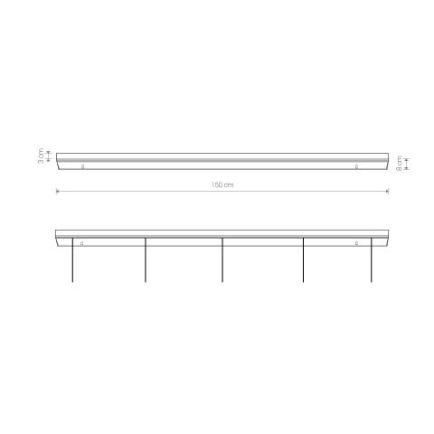 CAMELEON CANOPY B 1500 II Nowodvorski 8558 - Kolor Czarny 2