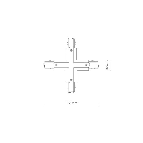 CTLS POWER X CONNECTOR Nowodvorski 8702 Akcesoria - Kolor Czarny