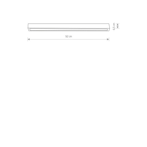 STRAIGHT CEILING LED M Nowodvorski 7558 Lampa liniowa - Kolor Biały