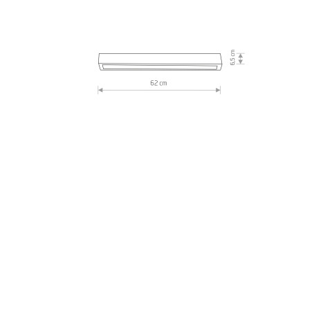 STRAIGHT CEILING LED  S Nowodvorski 7597 Lampa liniowa - Kolor Czarny
