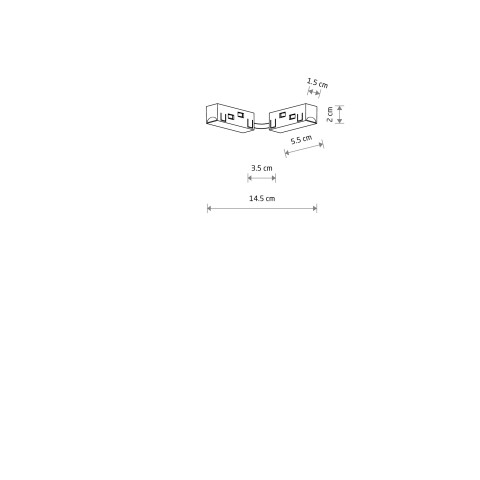 LVM STRAIGHT CONDUCTIVE MODULE Nowodvorski 10167 Akcesoria - Kolor Czarny