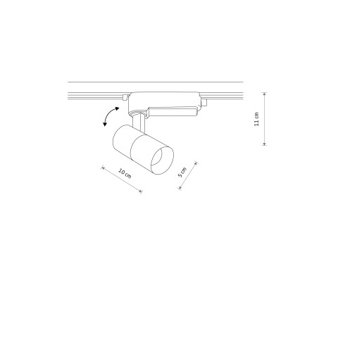 PROFILE TINOS LED 7W Nowodvorski 10376 Lampa - Kolor Biały