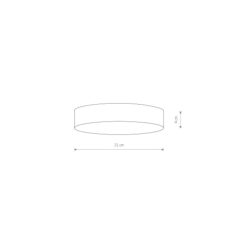 LID ROUND LED 35W Nowodvorski 10404 Plafon - Kolor Biały