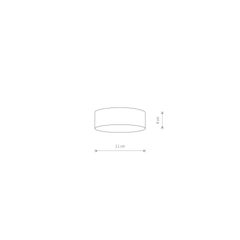 LID ROUND LED 15W Nowodvorski 10411 Plafon - Kolor Biały